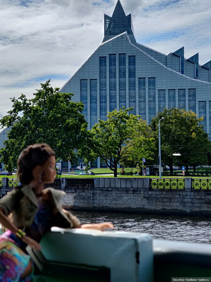 Рига, с высоты и с воды. #гуляем с куклами