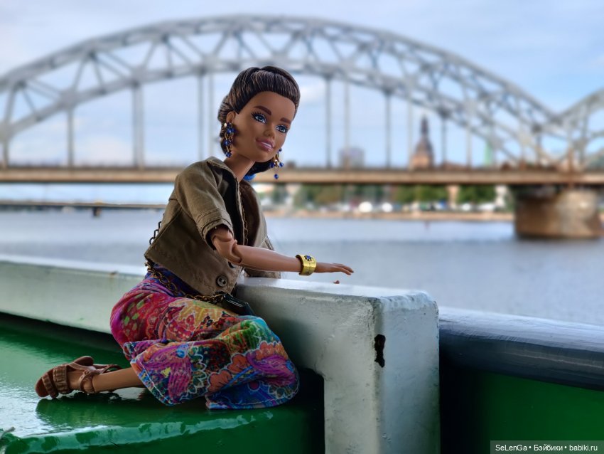 Рига, с высоты и с воды. #гуляем с куклами