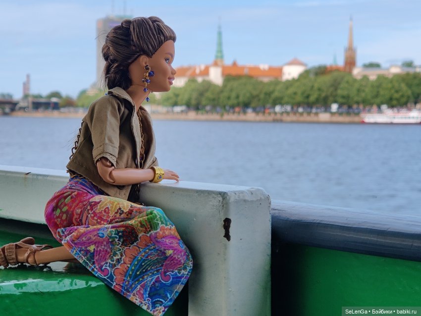 Рига, с высоты и с воды. #гуляем с куклами