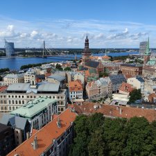 Рига, с высоты и с воды. #гуляем с куклами