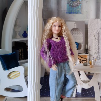 Полумна и Невилл в гостиной Когтеврана