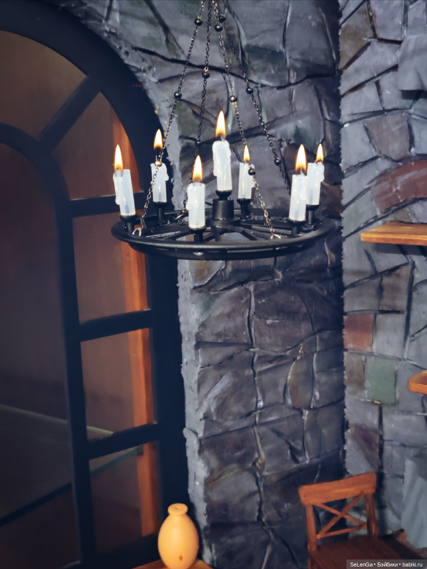 Старинная люстра для замка или таверны #своими руками