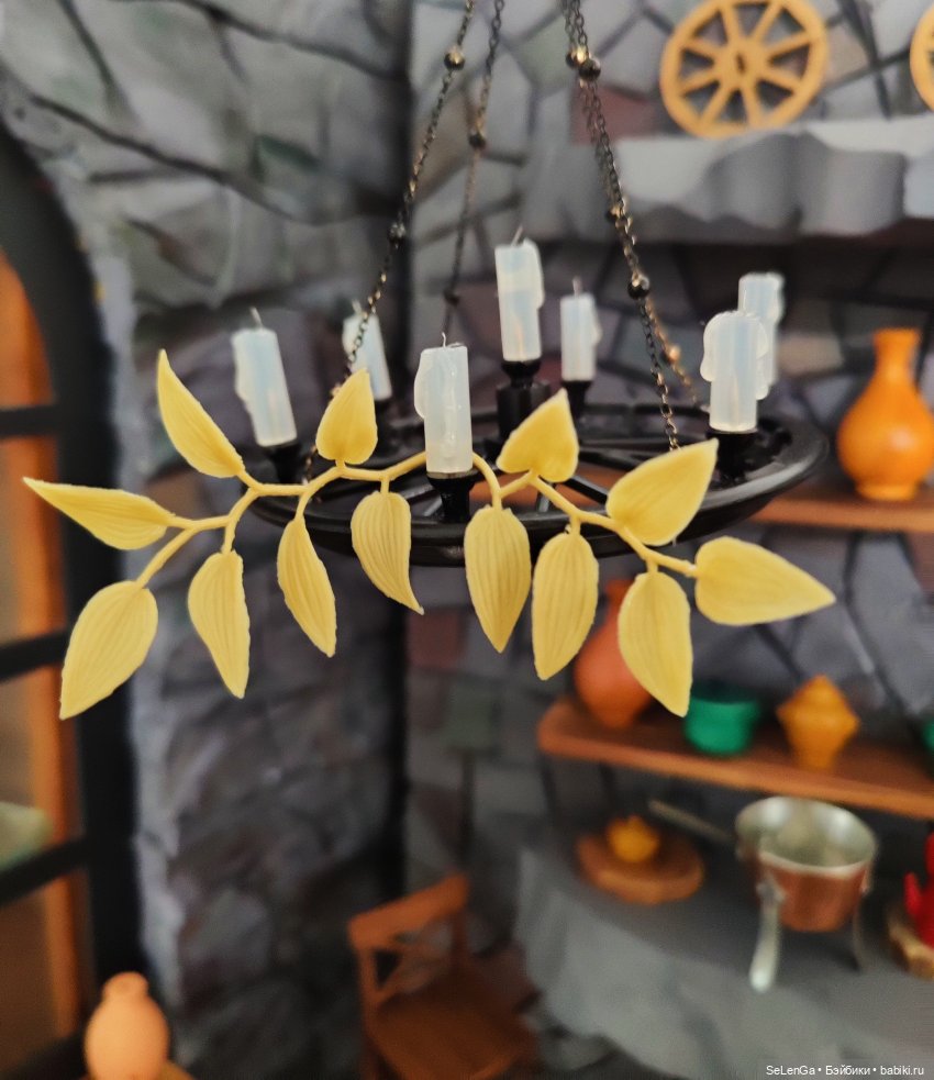 Старинная люстра для замка или таверны #своими руками