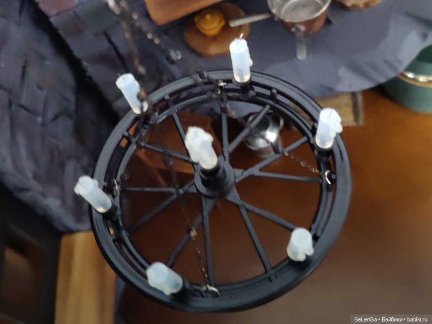 Старинная люстра для замка или таверны #своими руками