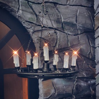 Старинная люстра для замка или таверны #своими руками