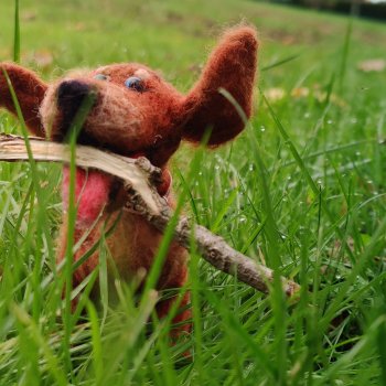 Такса Клякса и ее грустный хозяин