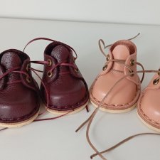 Кожаные ботиночки для Мини булочки, Аси и Сонечки от Весны