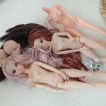 для творчества куклы тела и глаза