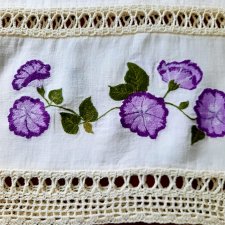 Вышивка на простой швейной машинке.