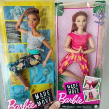 Барби Йога пышка рыжая безграничные движения Barbie made to move