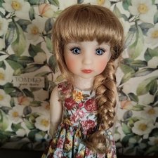 Парик р 8-9. Парик для Руби Ред и др куколок.