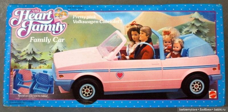 heart family barbie car