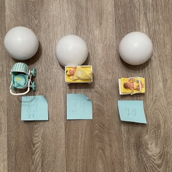 Шары 5 surprise my mini baby zuru