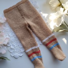 Колготки вязаные для куклы 45 см