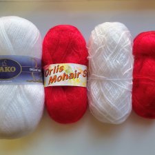 Пряжа для вязания мохер лотом