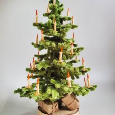 Ретро ёлка ручной работы