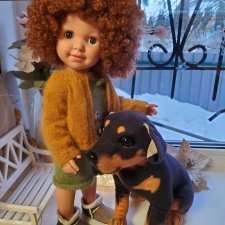 Собака и колготки ручной работы бесплатно