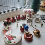 Лот новогодних аксессуаров