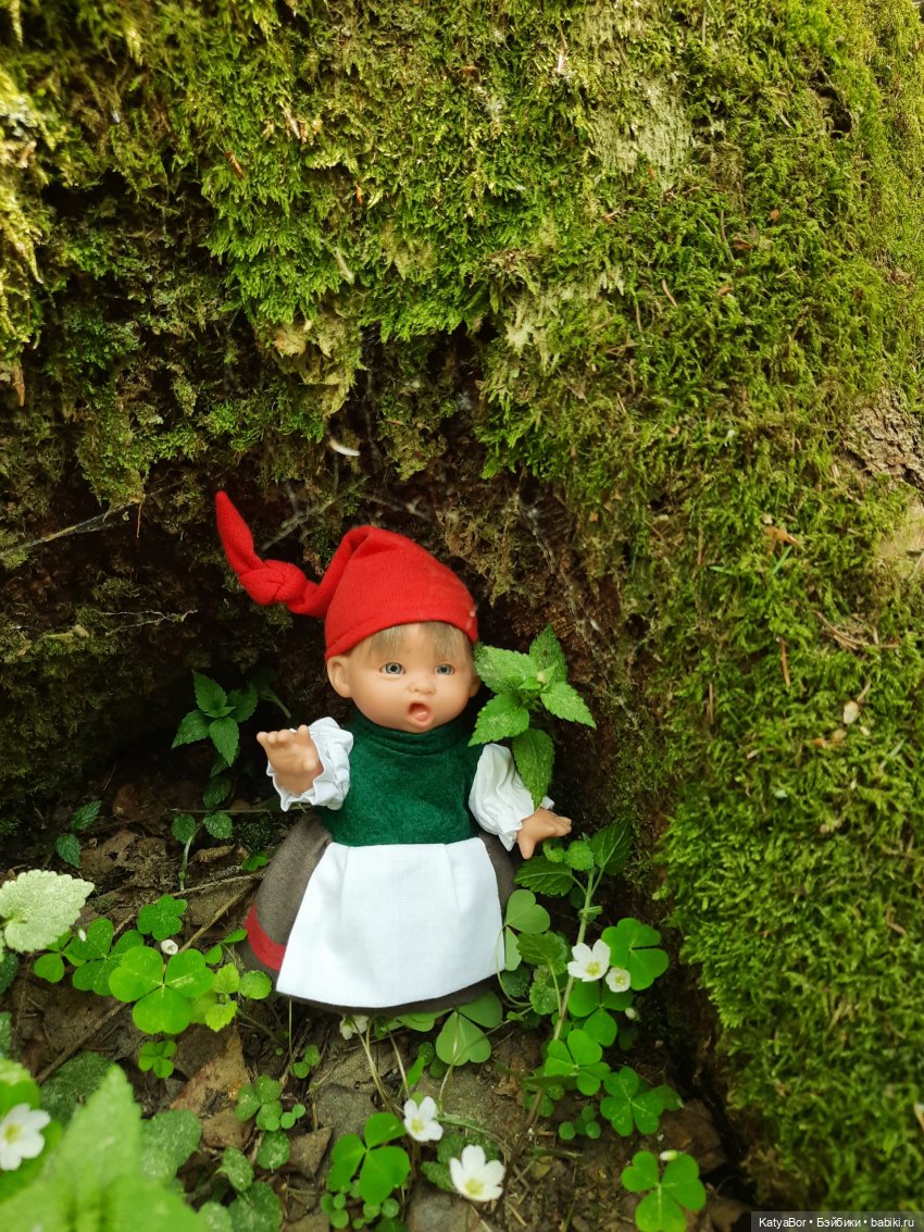 Как в саду гномочка появилась