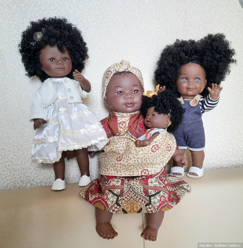 Как мамушка Аджамбо преобразилась (Мария с малышом от Nines D'Onil)