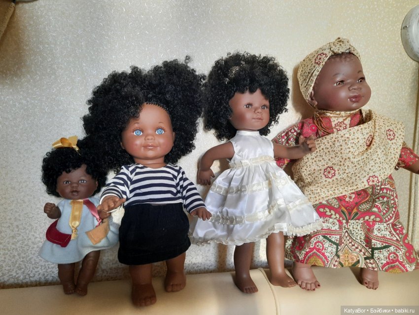 Куклы темнокожие испанские