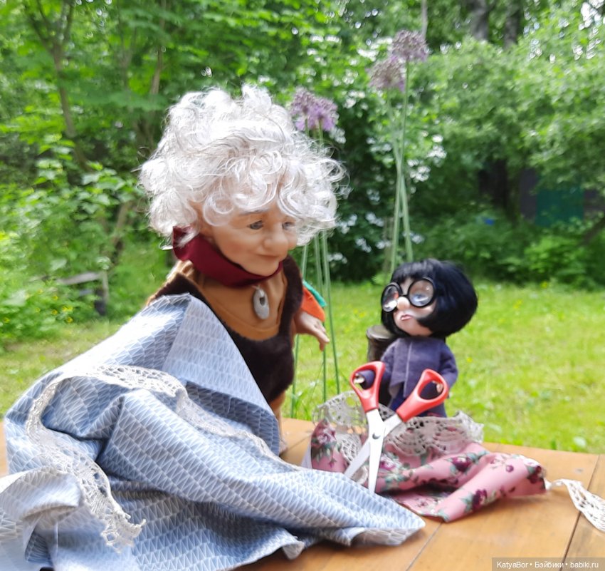 Загадочное настроение ( бабушка Мэррис от Berenguer, при участии тетушки Мод из "Суперсемейки") (фото 8)