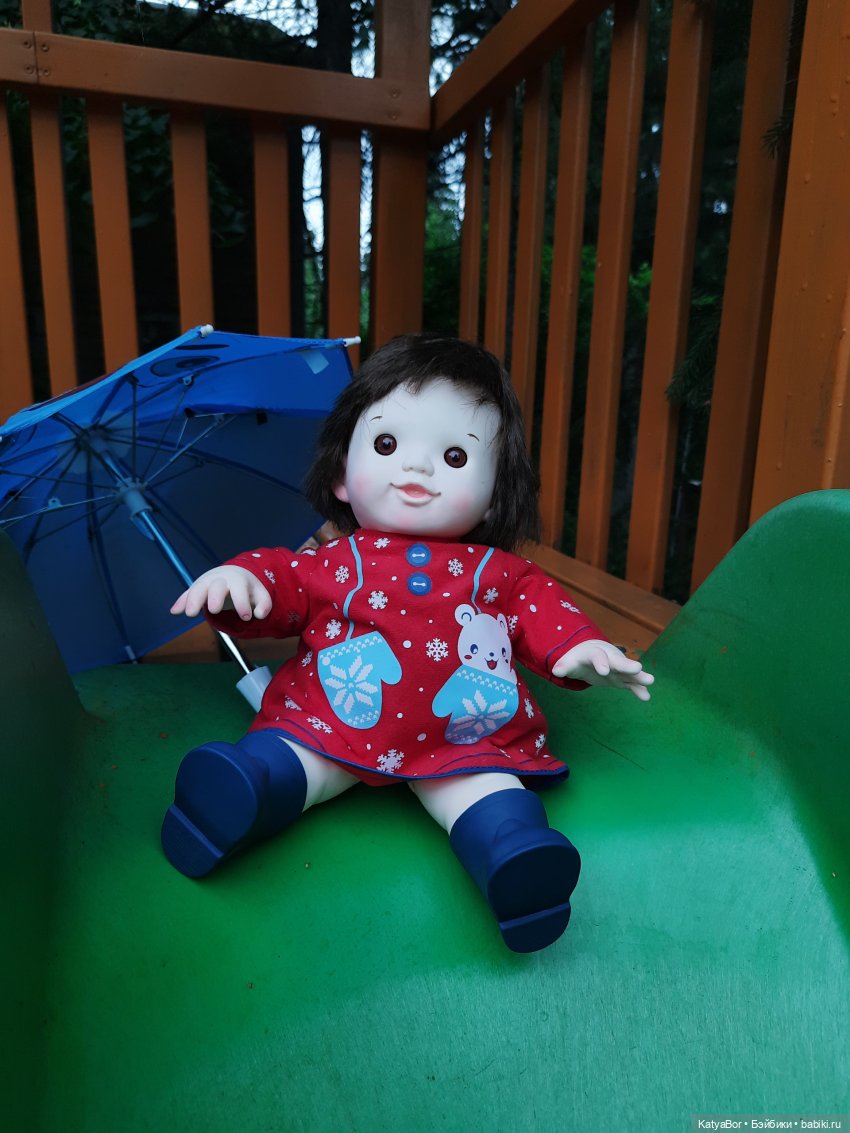 Куклы разных стран. Прогулка под зонтиком (японская куколка Попо-тян) (фото 8)