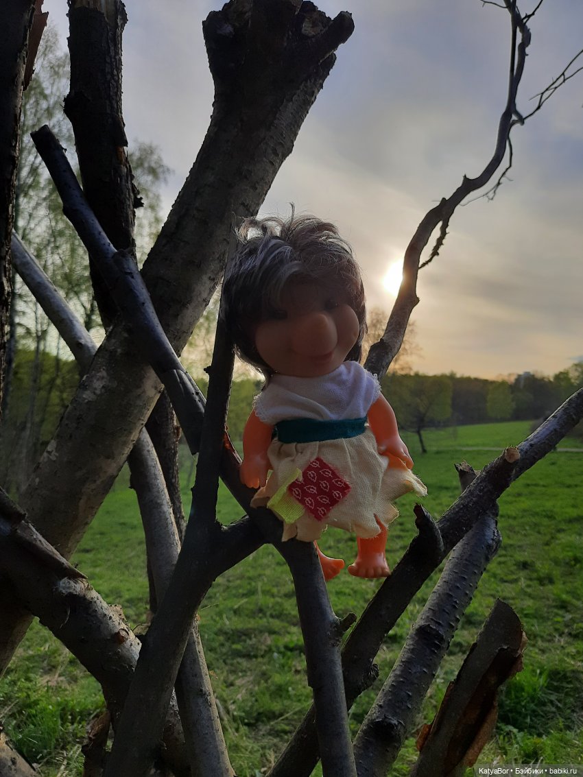 Про весну, Басика, ежика — Куклы Копытки (Schalkau) ГДР: винтаж