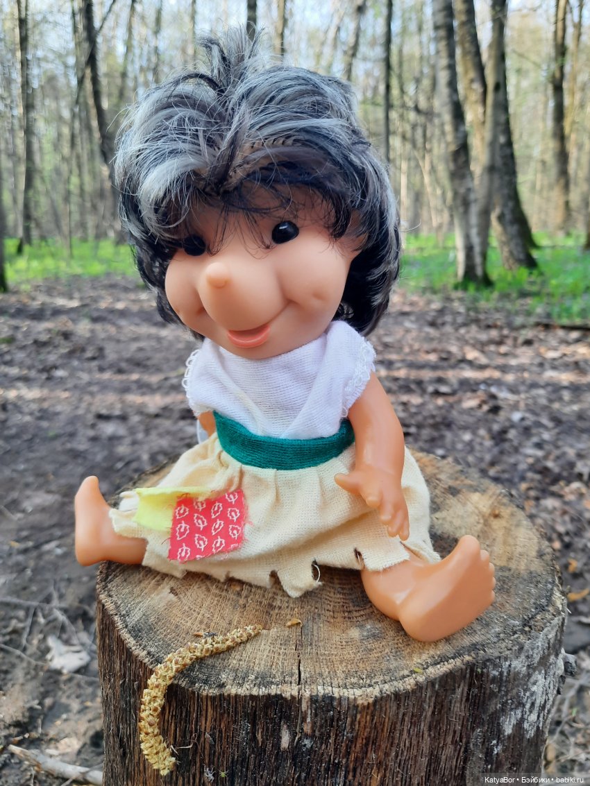 Про весну, Басика, ежика — Куклы Копытки (Schalkau) ГДР: винтаж (фото 10)