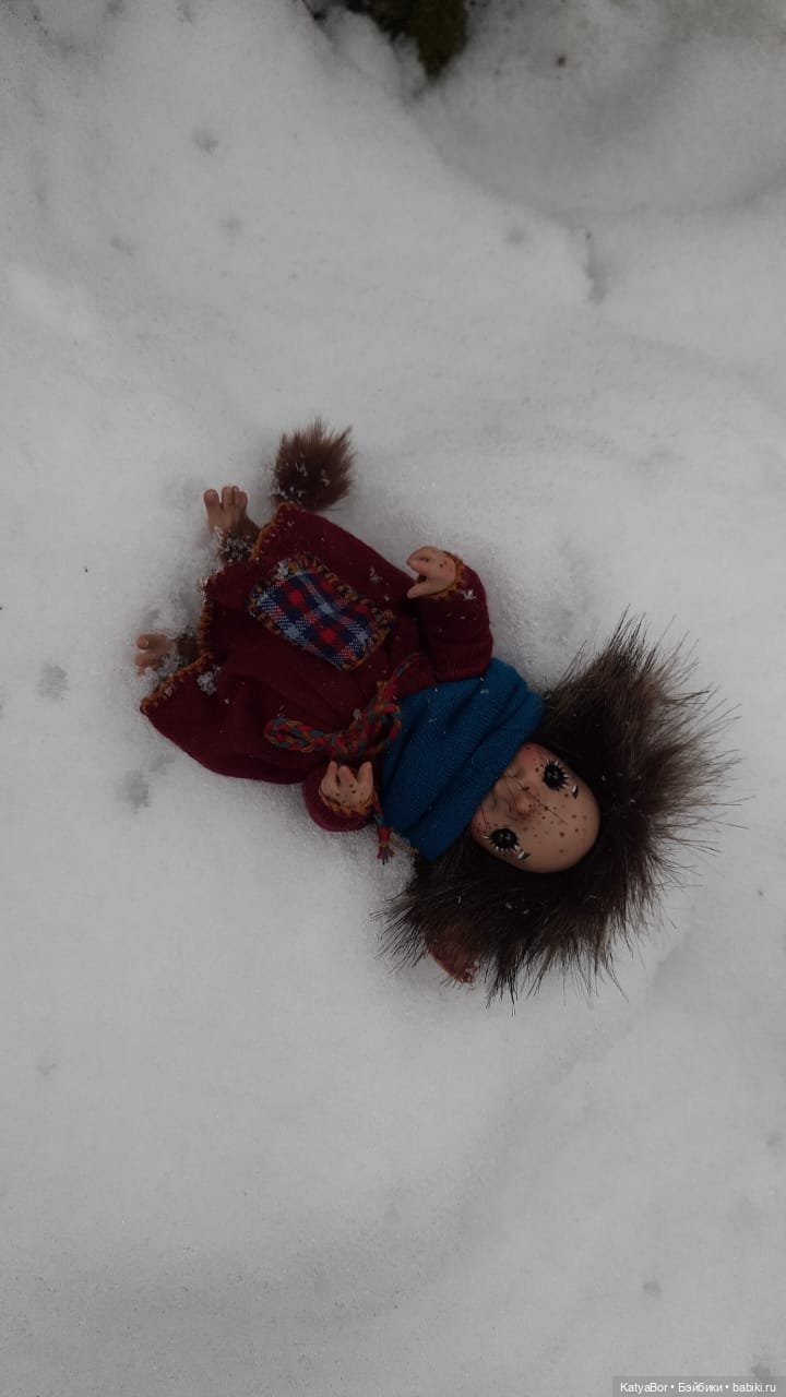 Аукаем зимой в лесу — Домашние фото авторских кукол: личные коллекции (фото 5)