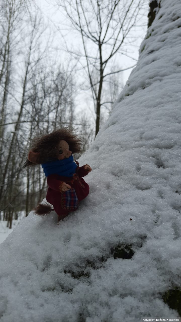 Аукаем зимой в лесу — Домашние фото авторских кукол: личные коллекции (фото 3)