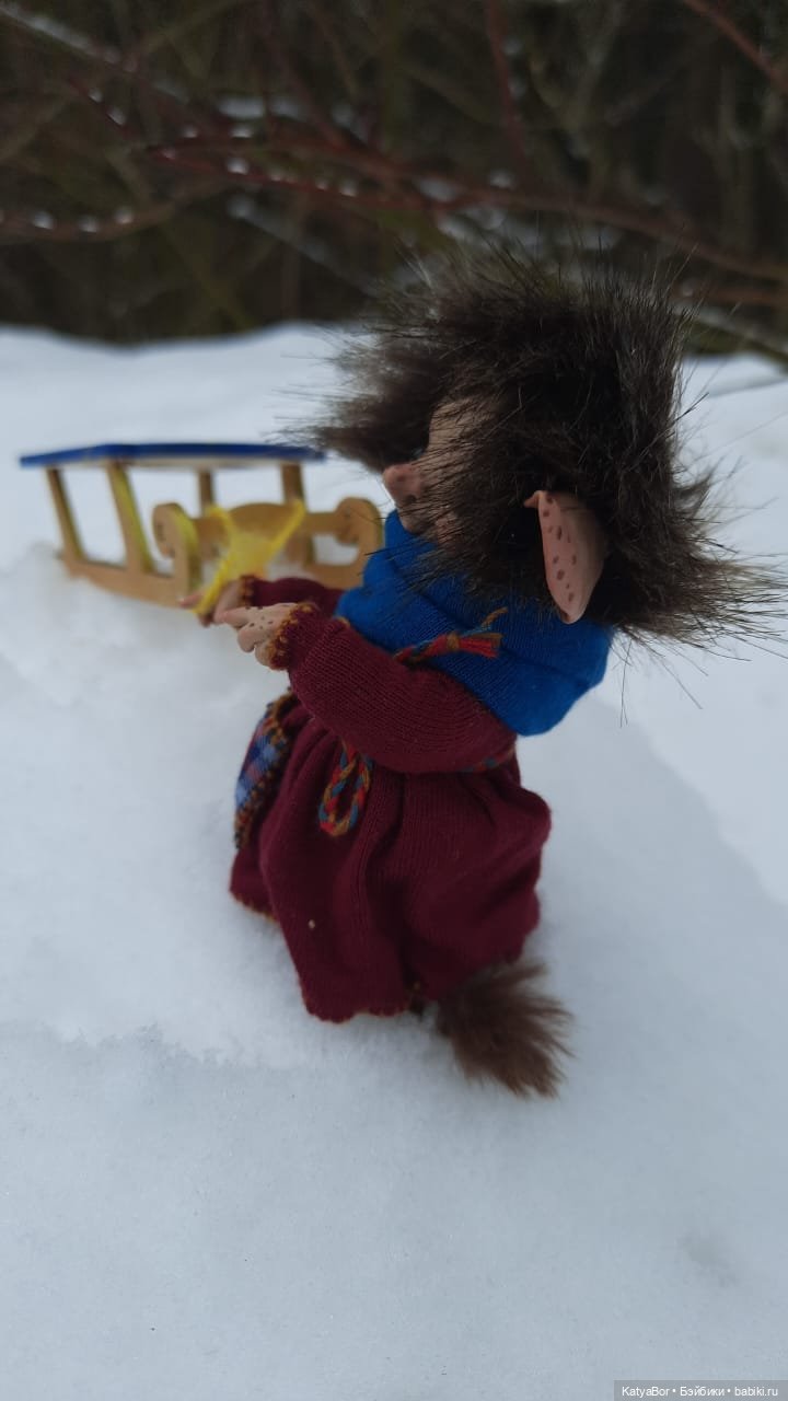 Аукаем зимой в лесу — Домашние фото авторских кукол: личные коллекции