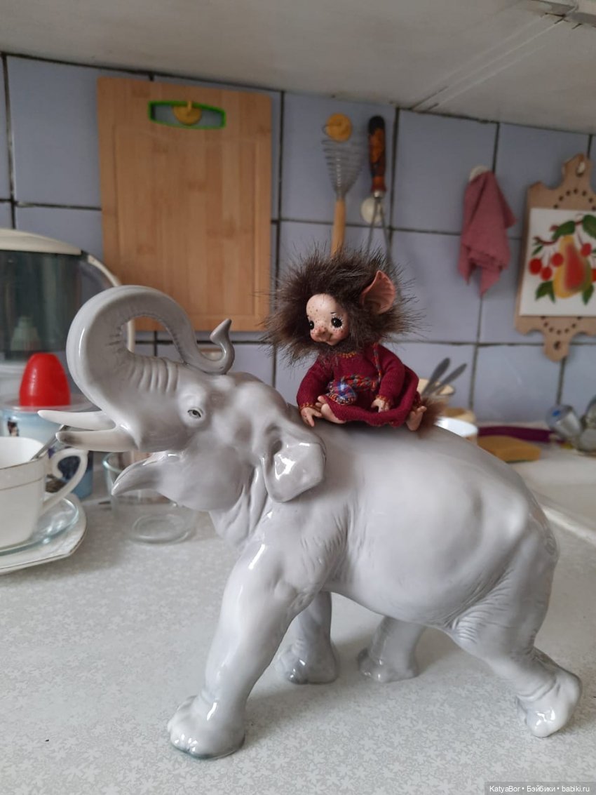 Аука в гостях у бабушки — Домашние фото авторских кукол: личные коллекции (фото 3)