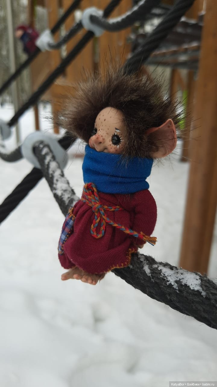 Аукаем зимой в лесу — Домашние фото авторских кукол: личные коллекции