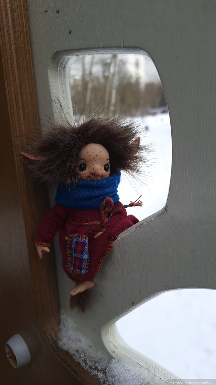 Аукаем зимой в лесу — Домашние фото авторских кукол: личные коллекции