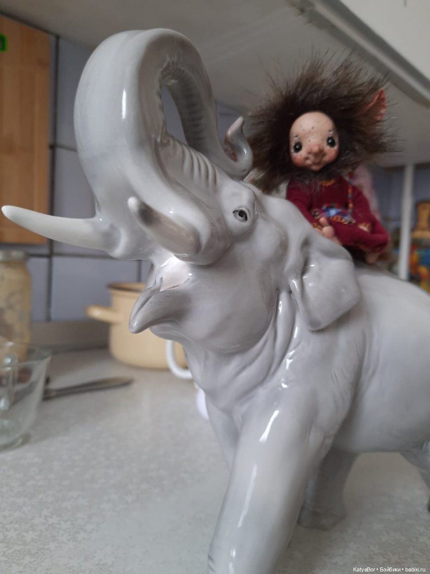 Аука в гостях у бабушки — Домашние фото авторских кукол: личные коллекции (фото 4)