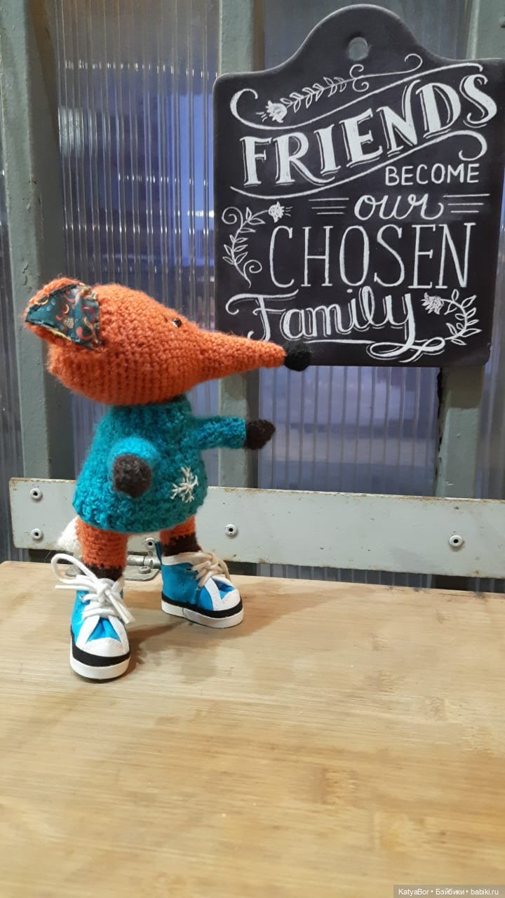 "У Бора на ладошке" — Вязаные игрушки и амигуруми: крючком (фото 4)