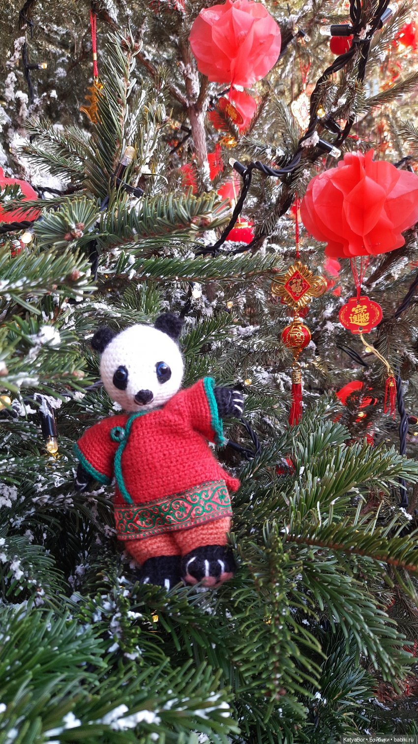 Панда Катюша знакомилась с Китаем