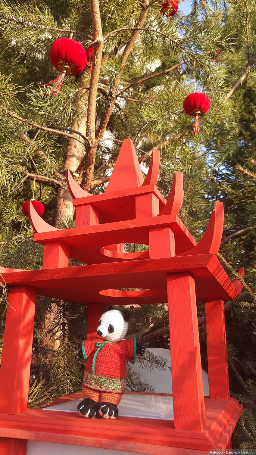 Панда Катюша знакомилась с Китаем