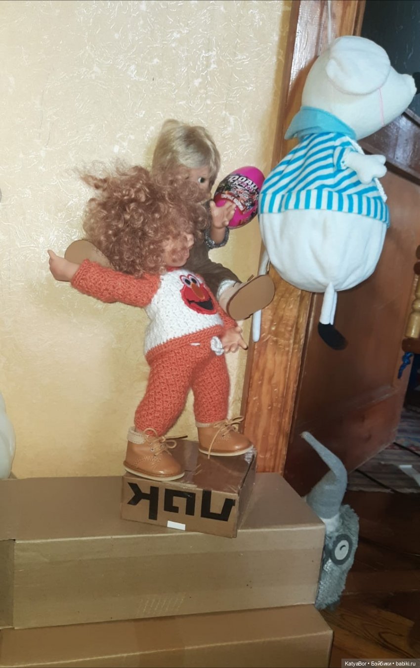 Пасха с двумя вихтелями — Куклы Rosemarie Anna Muller (Мюллер): Вихтели (Wichtel)