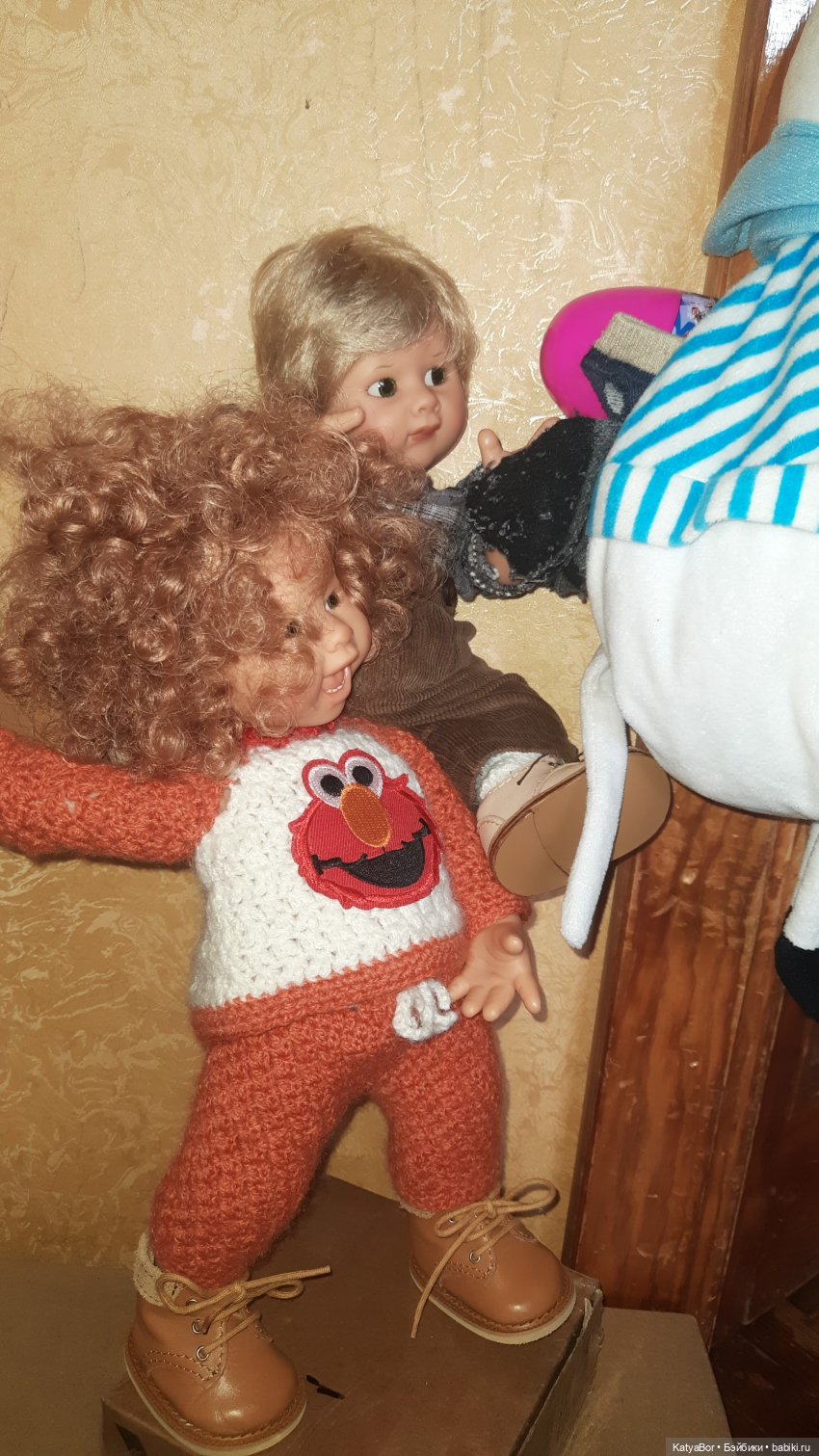 Пасха с двумя вихтелями — Куклы Rosemarie Anna Muller (Мюллер): Вихтели (Wichtel)