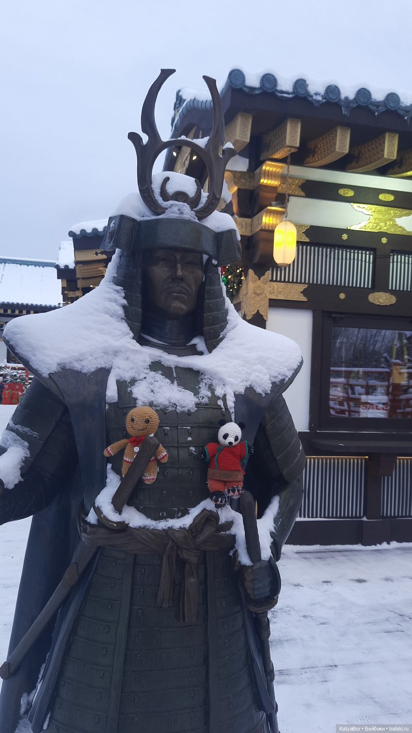 Пряничный человечек путешествует в Рождество