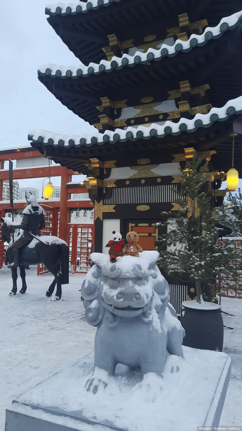 Пряничный человечек путешествует в Рождество