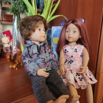 Мои куклы. Кто живёт у меня на столе