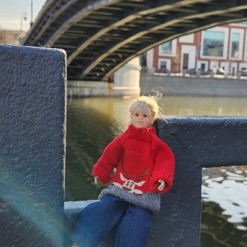 Весна в Замоскворечье и первая прогулка моей хартсинки