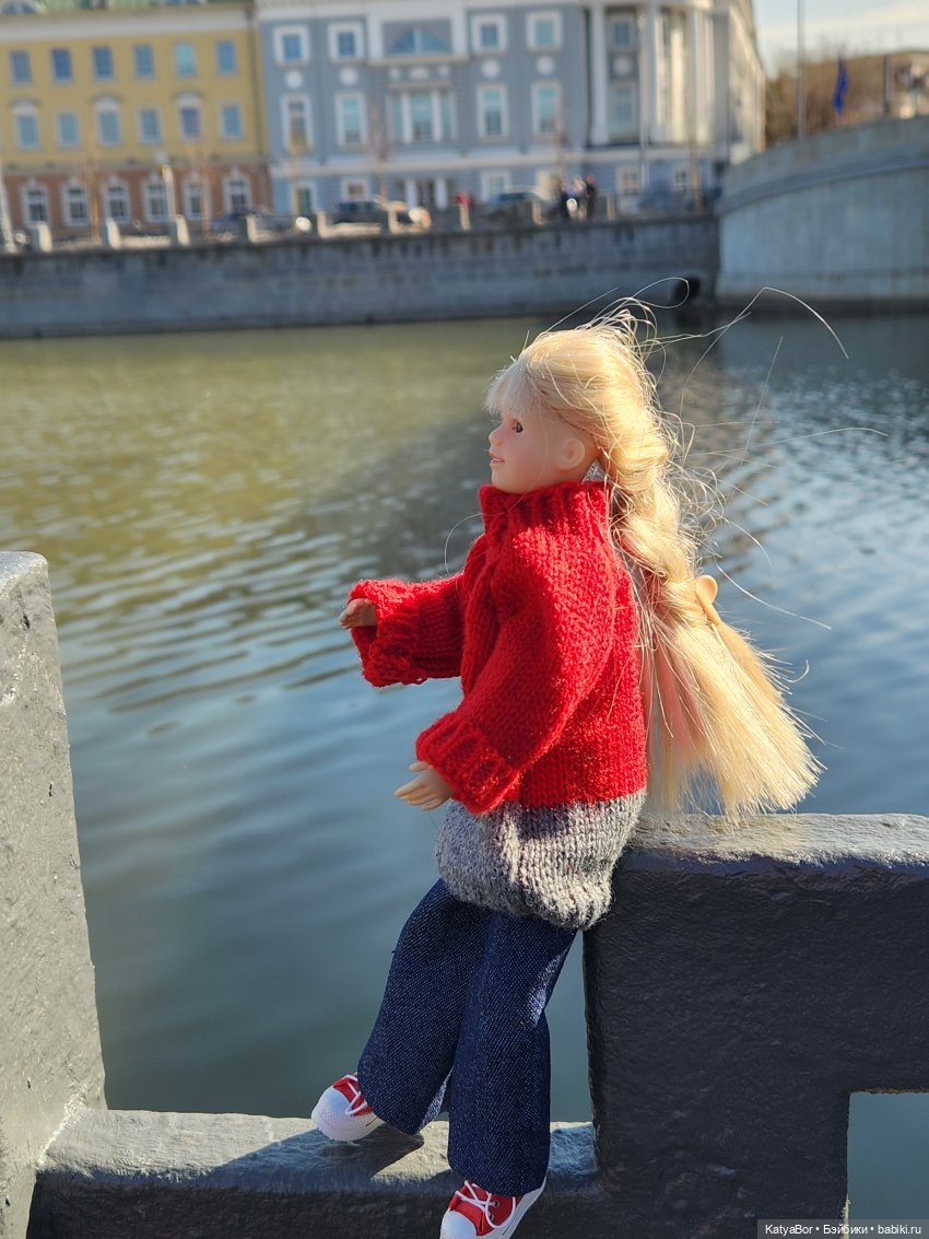 Весна в Замоскворечье и первая прогулка моей хартсинки