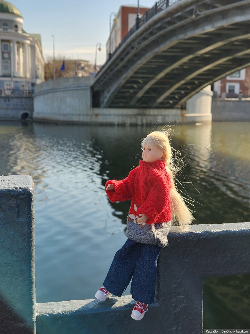 Весна в Замоскворечье и первая прогулка моей хартсинки