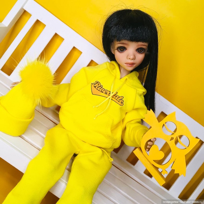Цвет настроения - желтый — Куклы Milim Studio (Милим): российские БЖД (фото 2)
