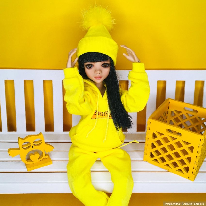 Цвет настроения - желтый — Куклы Milim Studio (Милим): российские БЖД (фото 6)