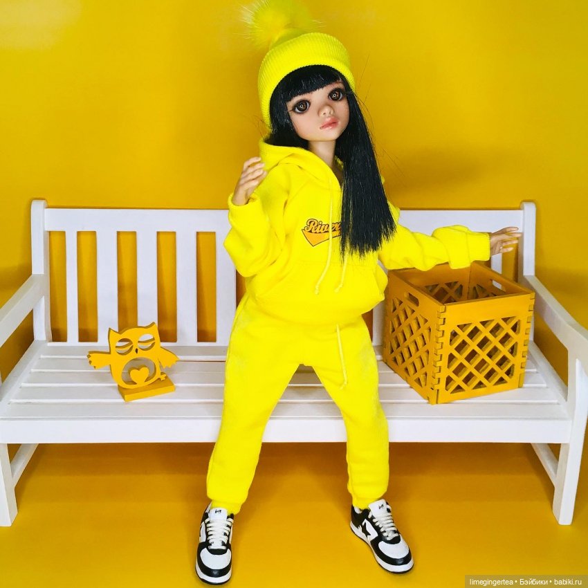 Цвет настроения - желтый — Куклы Milim Studio (Милим): российские БЖД (фото 3)